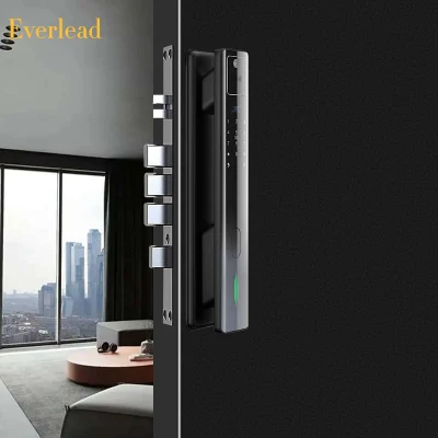 Waterproof 3D Face Recognition Smart Door Lock High Aluminum Alloy Smart Door Locks with Camera