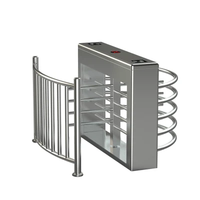 Nice Design Half Height Turnstile Support Facial Recognition/2D Qr Code