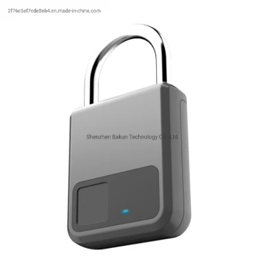 Multi Scene Outdoor New Technology Metal Shell Garage Ultrathin Fingerprint Identification Padlock