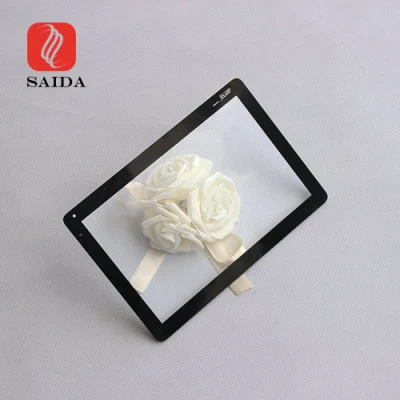  Saida Custom Shape White Painted Scratch Resistant Fingerprint Resistant Touch Screen Cover Glass & AG/Ar/Af Glass