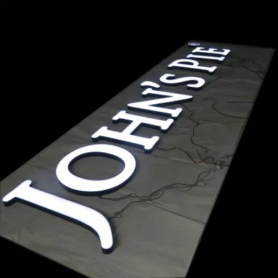  China Manufacturer Mini Acrylic Face Lighted LED Letters for Signage