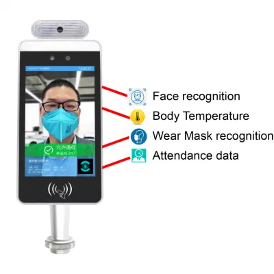 Ai Intelligent Facial Recognition Temperature Measurement Terminal Display