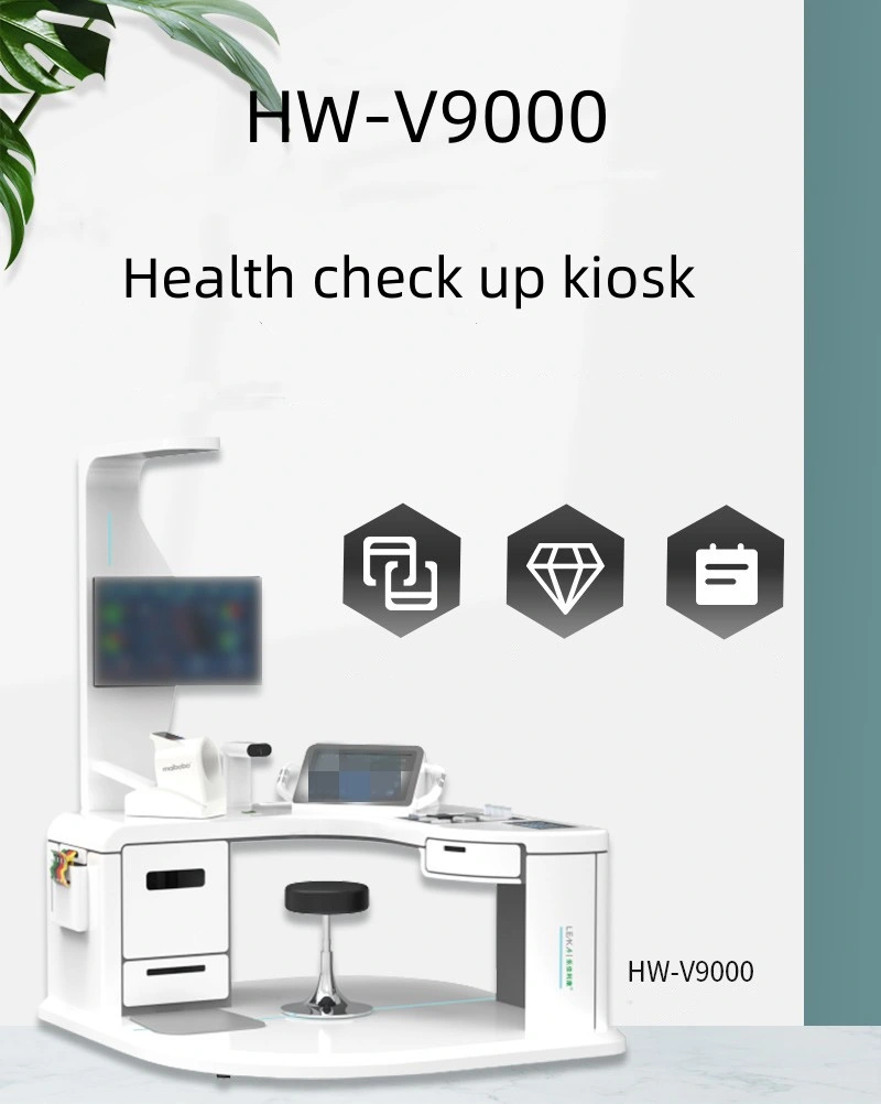 Medical Self Health Checkup Kiosk All in One Health Check up Kiosk