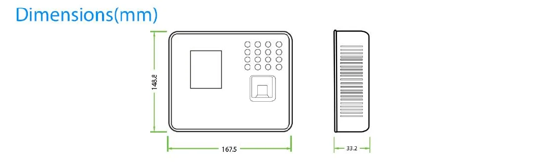 Biometric Fingerprint Time and Attendance System and RFID Card Reader