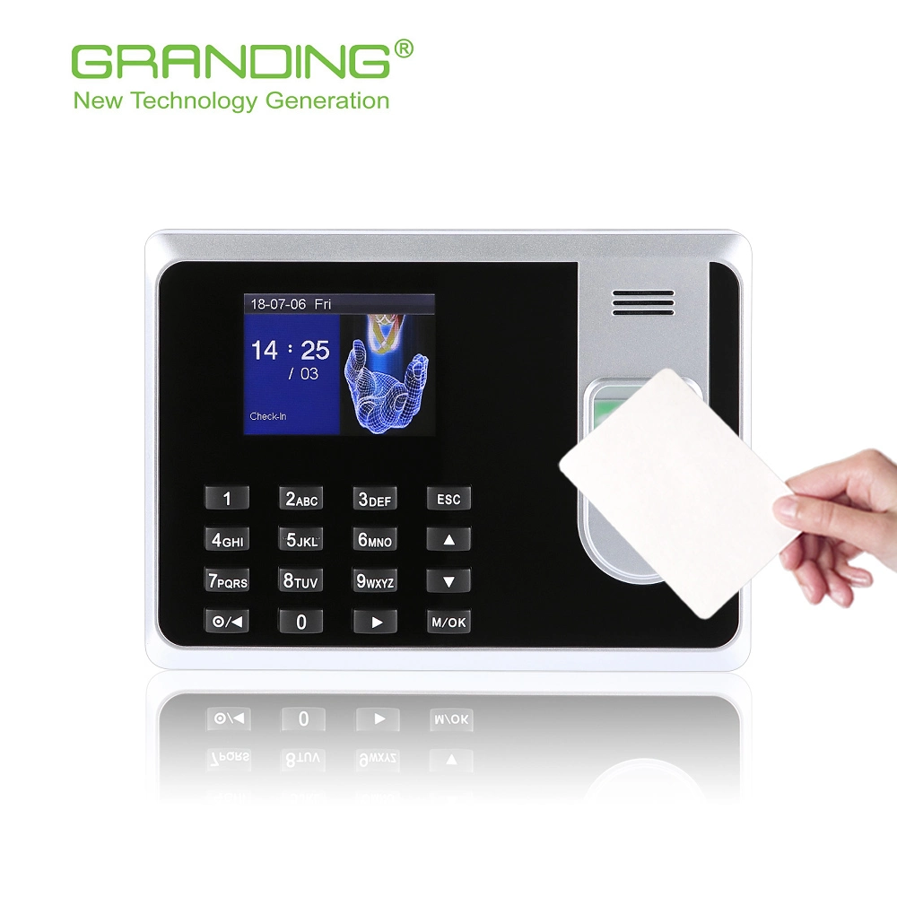 Free Sdk Biometric Fingerprint Time Attendance Time Clock with RFID Card