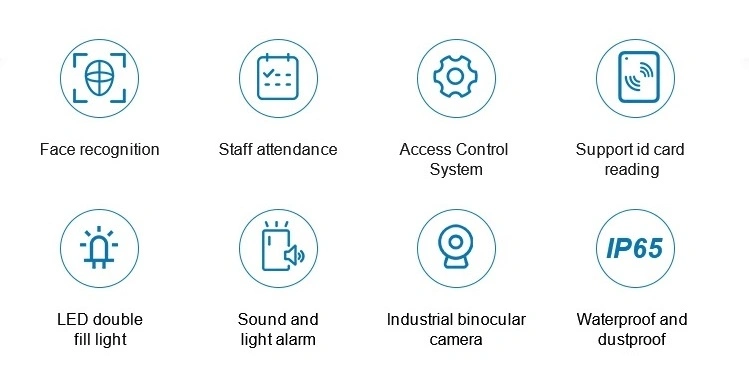 Facial Recognition Machine with Temperature Measurement Machine, Mask Face Detector, Time Attendance Access Control