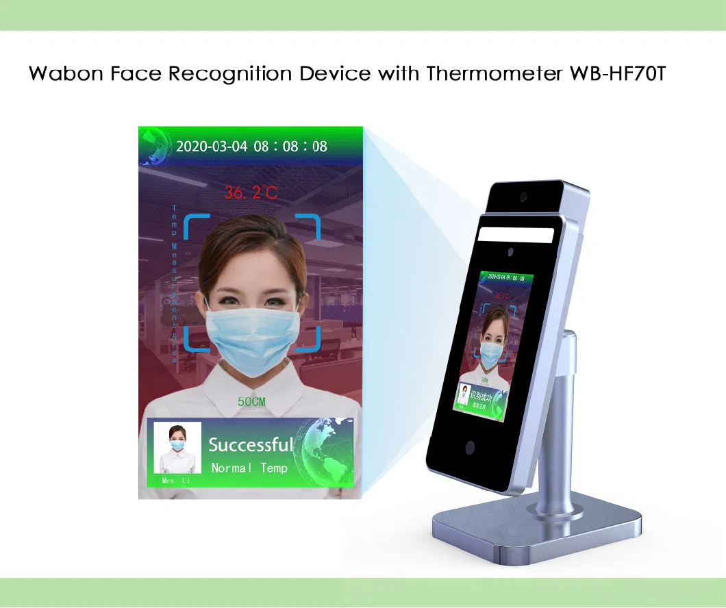 Face Recognition Device with Contactless Infrared Thermometer