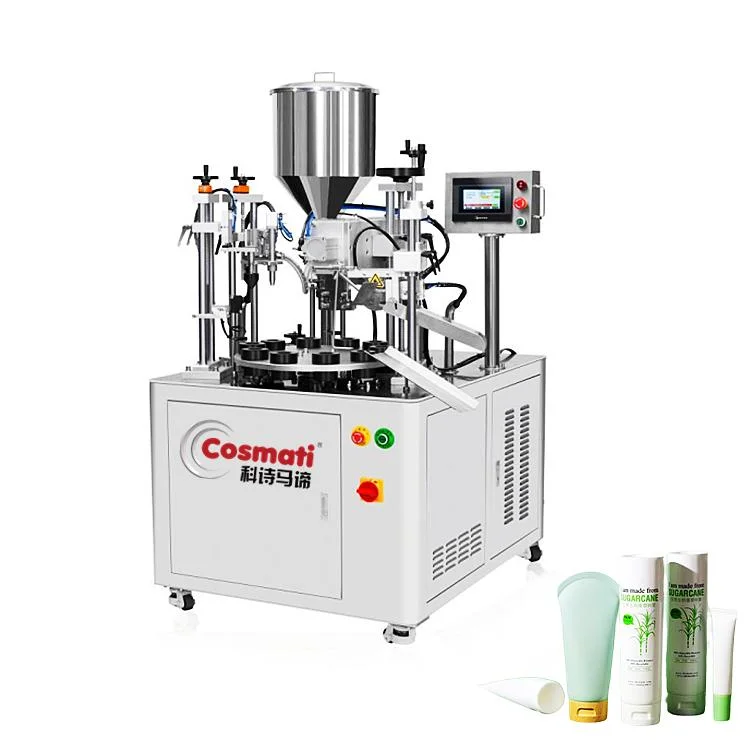 Plastic Tube Filling and Sealing Machine for Toothpaste Cream Facial Cleanser