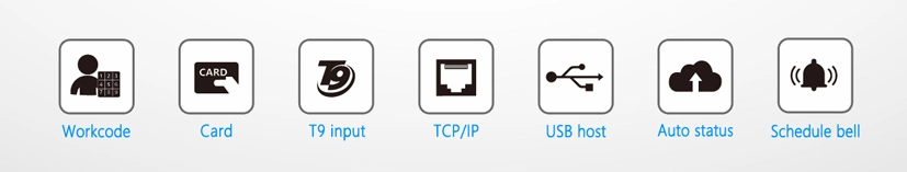 Biometric Time Atendance TCP/IP Built in ID Card Reader