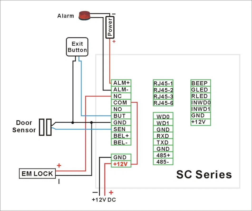 Proximity Card Time Attendance and Access Control Terminal with TCP/IP