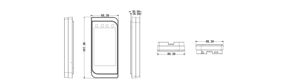 Visible Light Time Attendance Device with Access Control Function