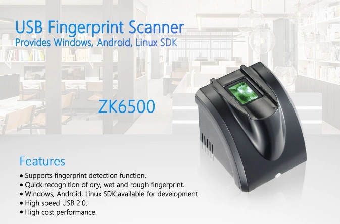 Advanced Biometric USB Fingerprint Reader (ZK6500)