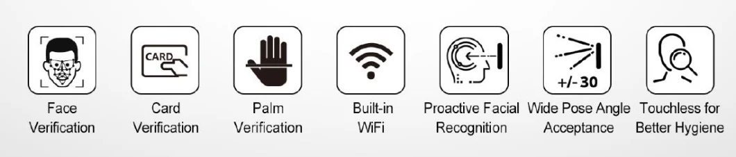 Palm, Card and Face Facial Recognition Time Attendance System