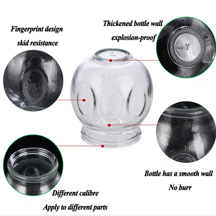 Home Glass Cupping Set Cupping Machine Cupping Machine Fingerprint Can Five Sizes Hijama Cups