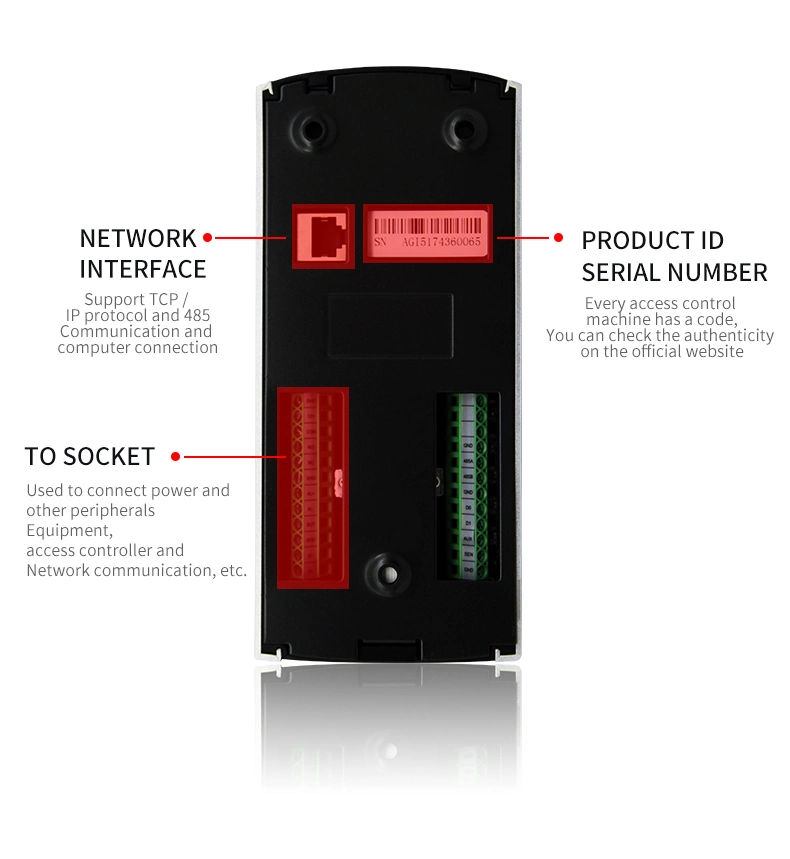 High Security Enterprise Fingerprint Time Attendance Machine