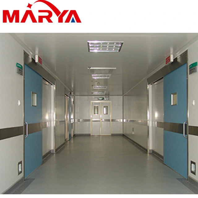 Marya Pharmaceutical Clean Room Steel Double Door with PVDF Coating Resistance to H2O2 Corrosion