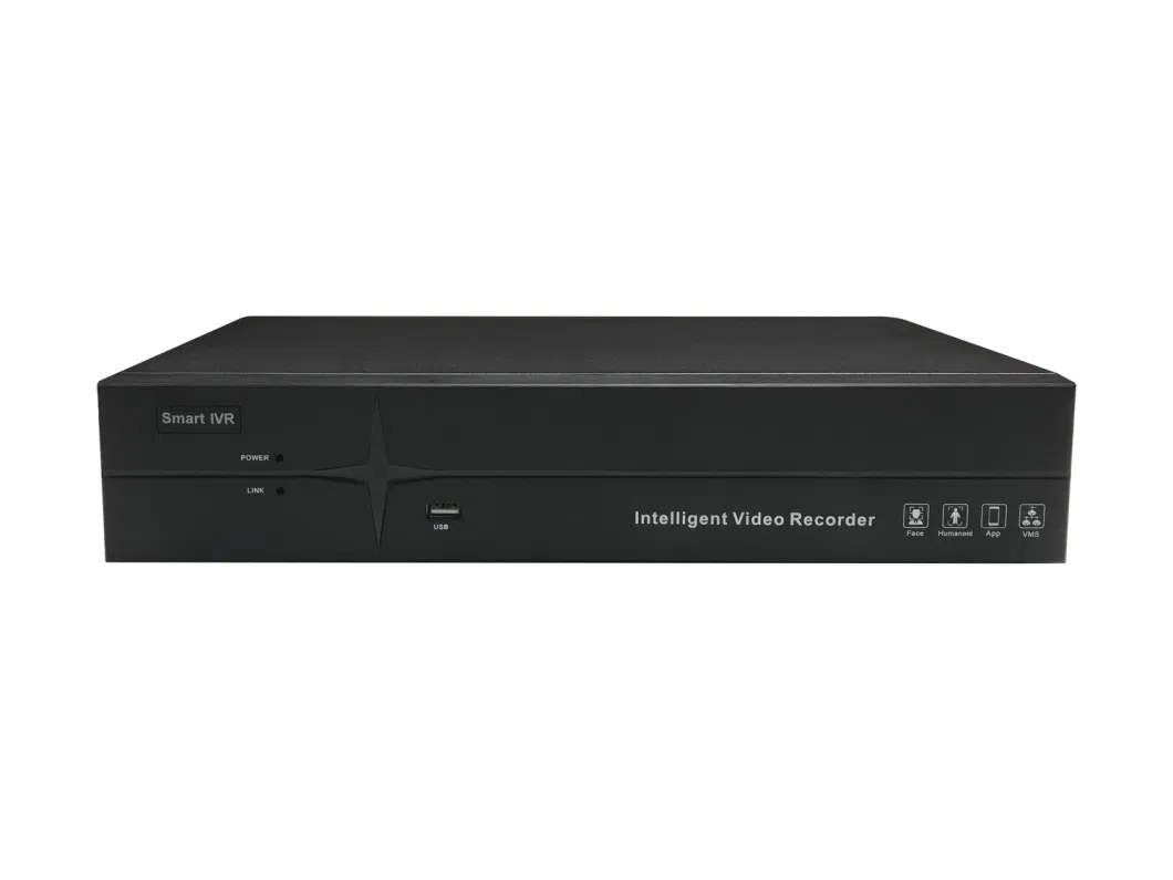 Fsan H. 265 16CH Full Real Time Video Recorder 1.5u Smart NVR with Face Recognition