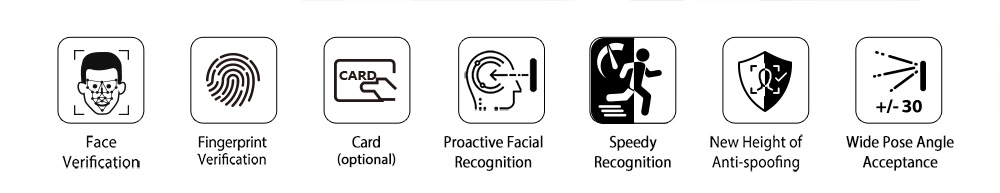 Small Size Fingerprint and Face Recognition Access Control Device