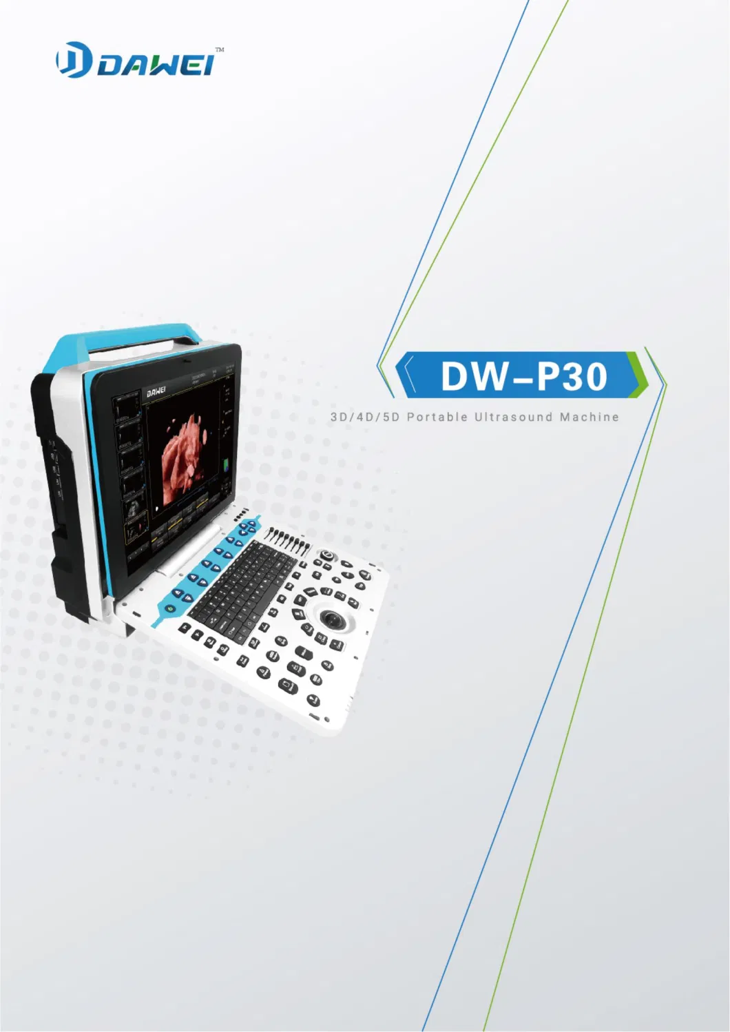 Dw-P30 Portable 4D/5D Color Doppler Ultrasound Machine