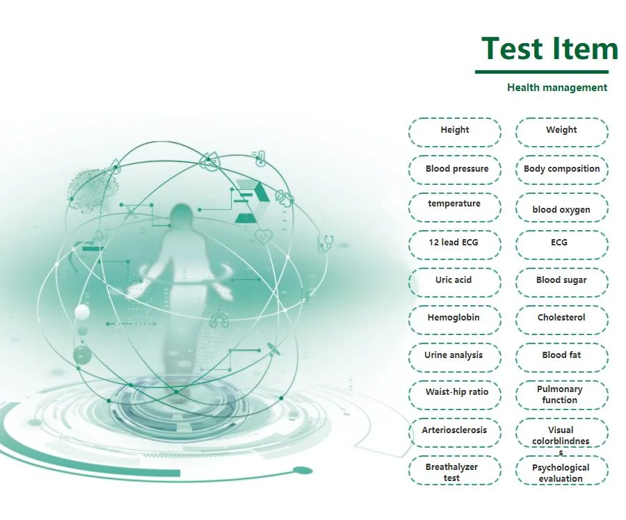 Factory Price No Middlemen Customizable Medical Self Health Checkup Kiosk