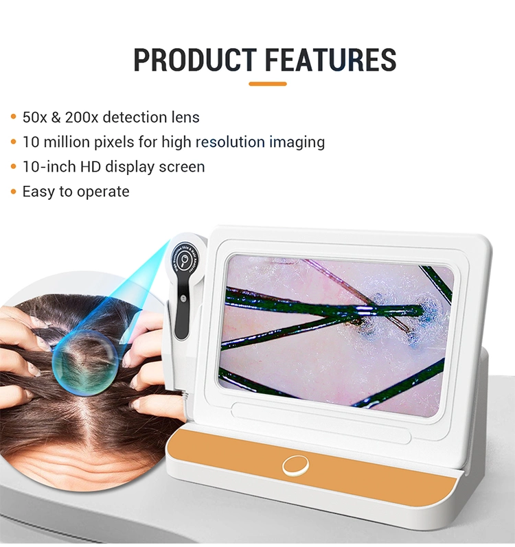 Beauty Salon Equipment Skin Analysis Hair Follicle Detection Skin Detector Analyzer Face Machine Facial Scanner Skin and Hair Analysis Machine