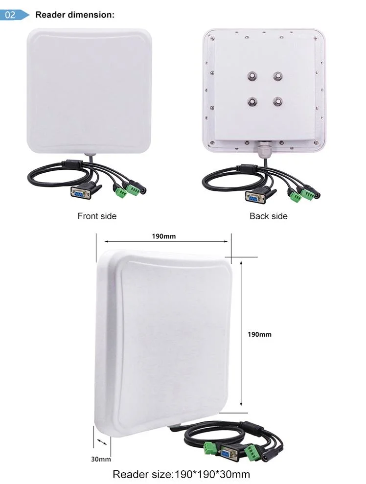 Wireless WiFi and TCP/IP 860MHz-960MHz Waterproof Vehicle Parking RFID UHF Reader