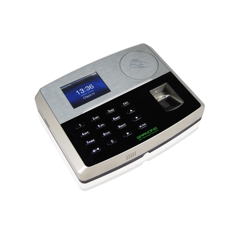 RFID Card Time Attendance Device with Fingerprint Reader and Back up Li Battery