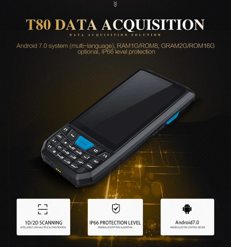 Rugged Android Tablet IP67 with 1d 2D Barcode Scanner