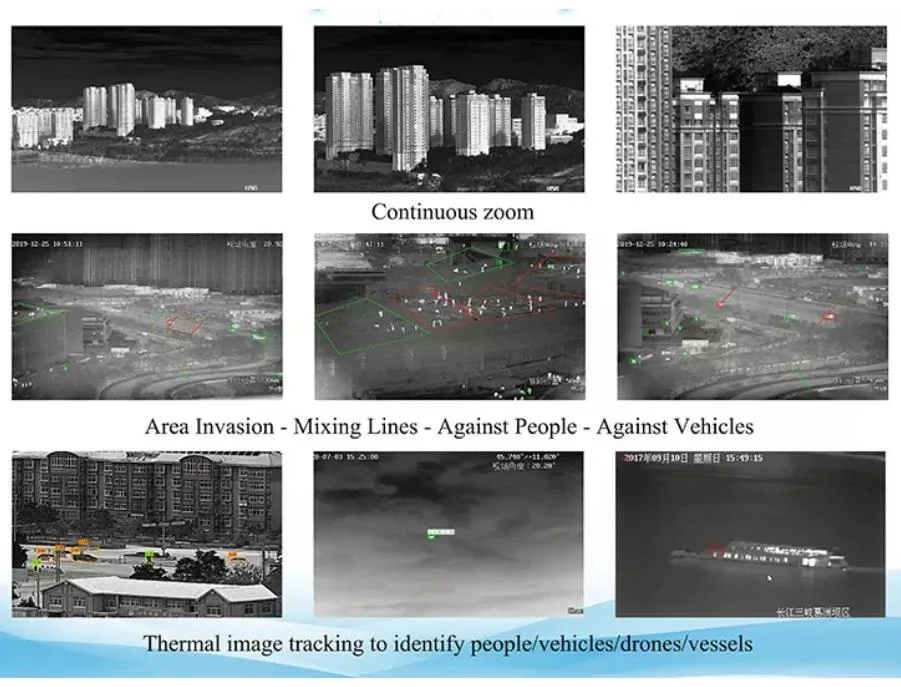 10km Human Recognize Ultra Long Range Cryocooler Cooled 1100mm Lens Thermal Imaging PTZ Camera