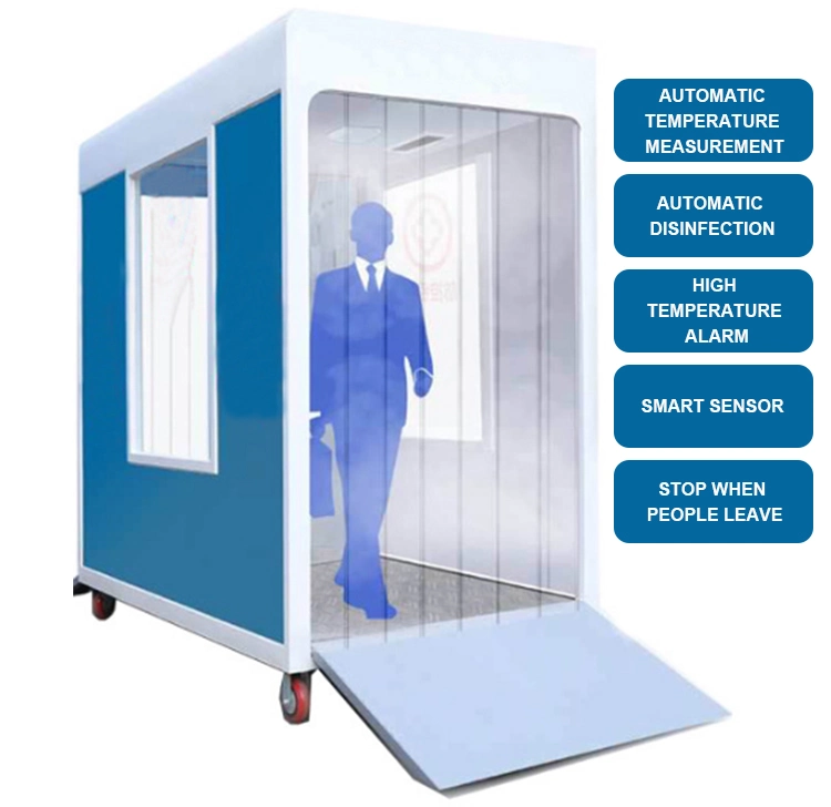 Walk Through Type Intelligent Face Recognition Temperature Measurement Disinfection Channel