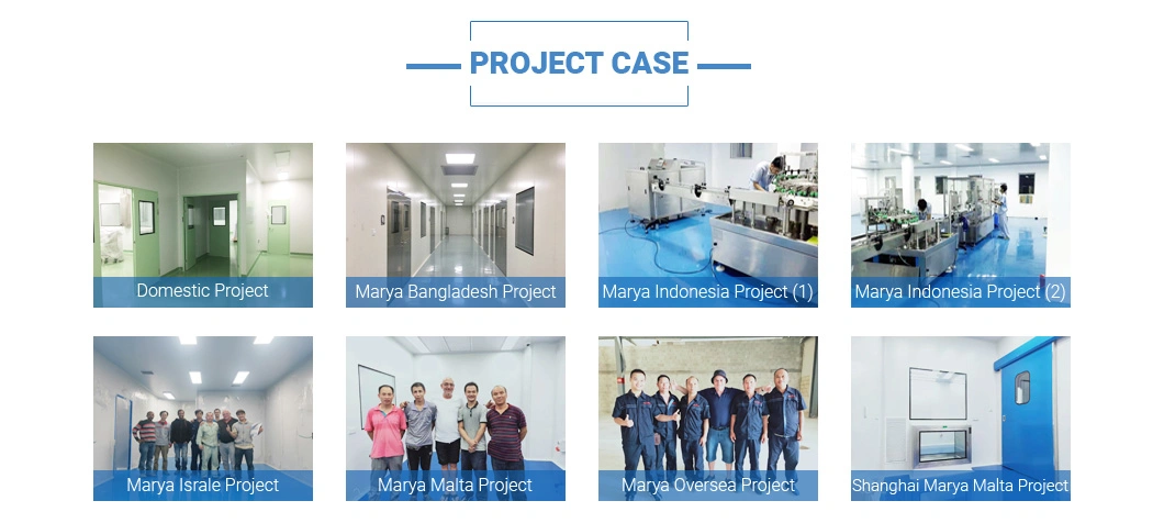 Marya Pharmaceutical Cleanroom EPC One-Stop Project Solution for Food Plant Pharm Plant Medical Lab ISO GMP CE Certified