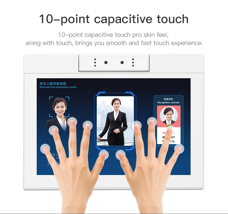 10.1inch 2+16GB L-Type Face Recognition Digital Signage Android8.1 Tablet