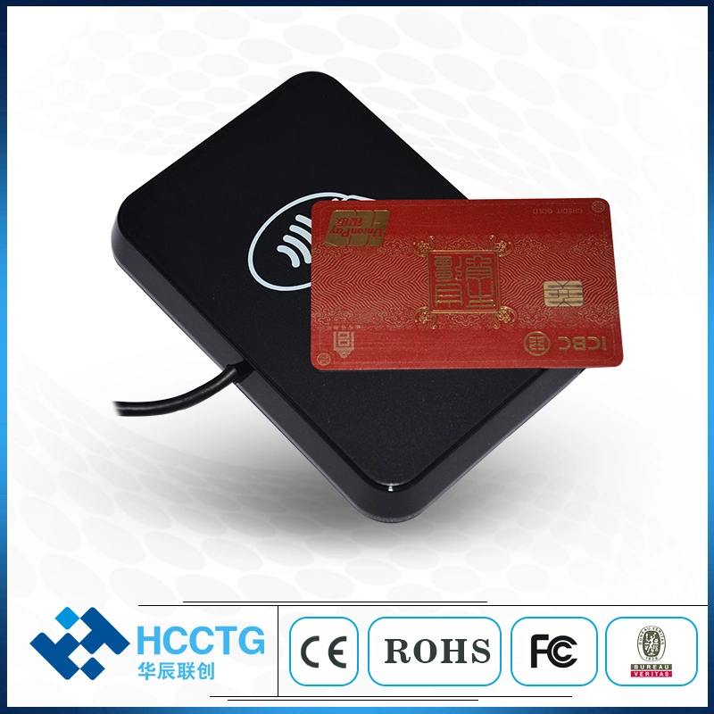 Free Sdk USB ISO 7816 13.56MHz Contact/Contactless IC Credit Reader Smart Card Reader Writer (HD8N)