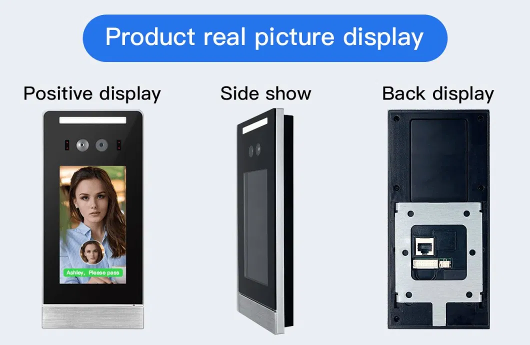 Manufacturer Face Recognition Access Control Time Attendance Biometric Fingerprint Facial Recognition Terminal