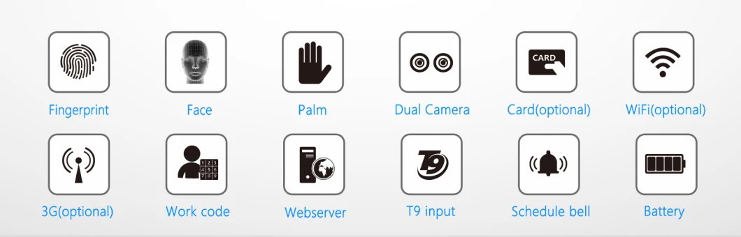 (FA1-P) 3000 Palm Capacity Access Control Device with WiFi