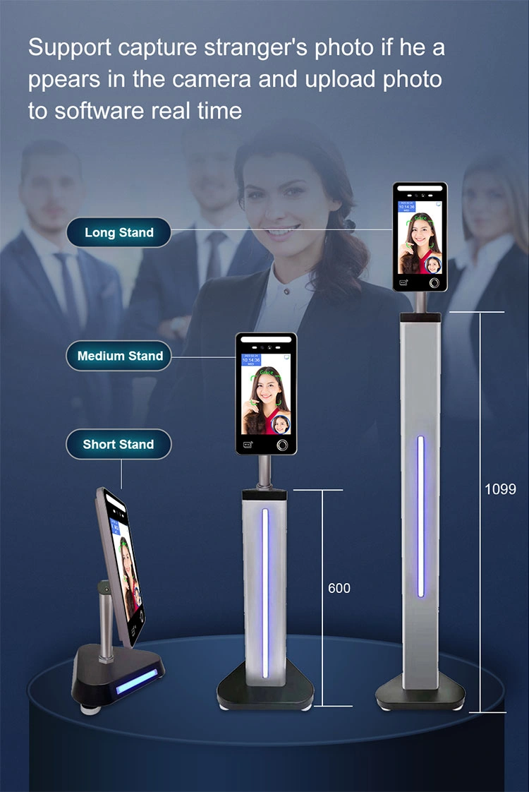 Android Ai Biometric Fingerprint Face Recognition Time Attendance Machines with Sdk