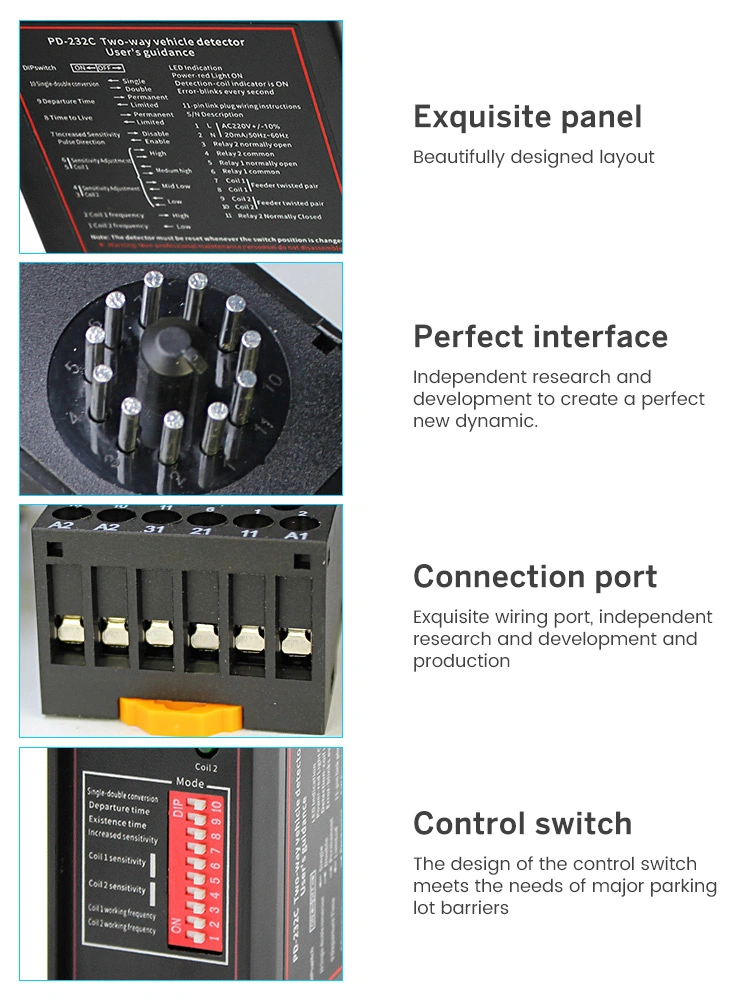 Double Channesl Vehicle Loop Detectors for Parking Lots