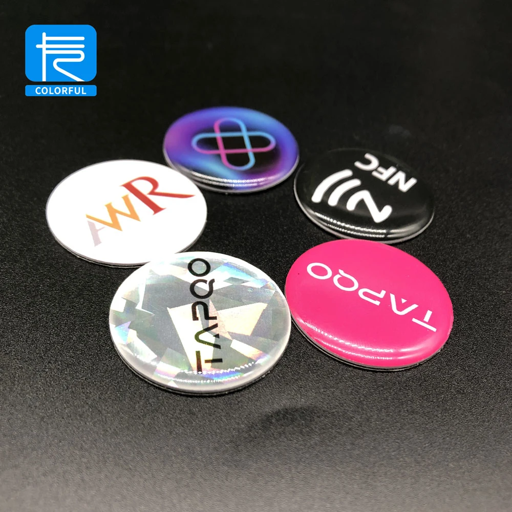 Wholesale Access Control Card RFID Sticker Reading and Writing Keychain NFC Tag