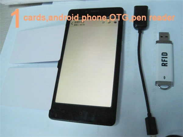 125kHz USB RFID Reader for Reading The First 10 Digits of Tk4100 Card Support Android System