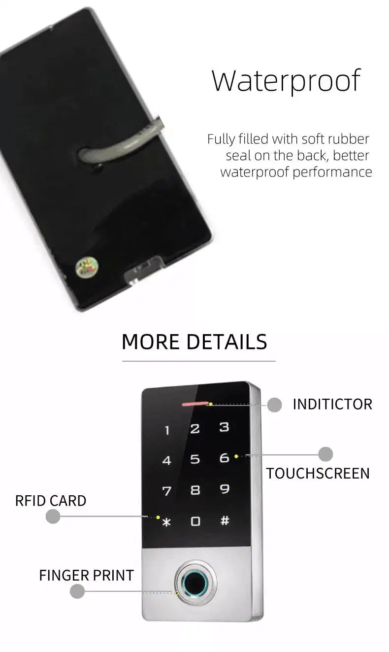 Smart Security Devices Biometric Access Control System Fingerprint Machine