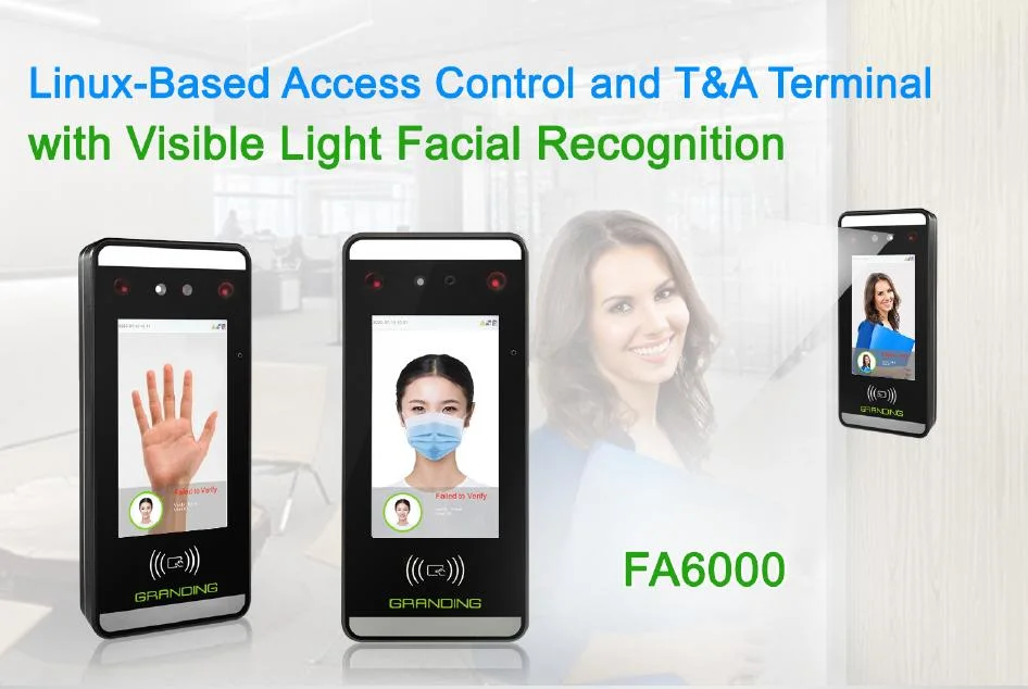 Dynamic Face Recognition Door Access Control with Palm and RFID Mf IC Card Reader (FA6000/MF)