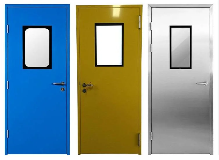 Marya Customized Stainless Steel Door for Cleanroom Hospital Lab Fireproof Dust-Free Static-Free Door