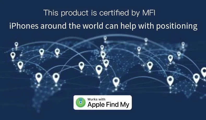 Mini Mfi Certified Work with Apple Find My APP Card NFC Tag