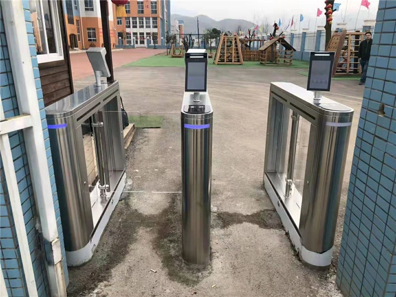 Outdoor Optical Face Recognition Turnstile Barrier Gate System