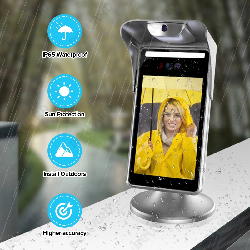 Face Recognition Time Attendance Device Temperature Measuring