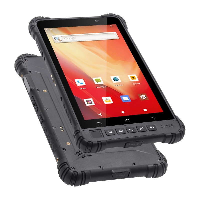 8 Inch FHD 6GB Front NFC Fingerprint Unlock IP68 Waterproof Android 4G Rugged Tablet PC