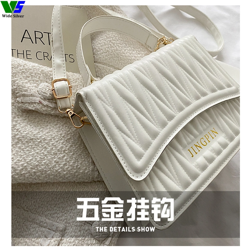 Wide Silver New Design Strap Messenger Sac a Main Femme Tendance 2023