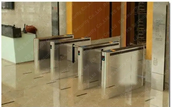 Waterproof IP68 Manual Face Identify Optical Turnstile Factory School Drop Arm Barriers Gates