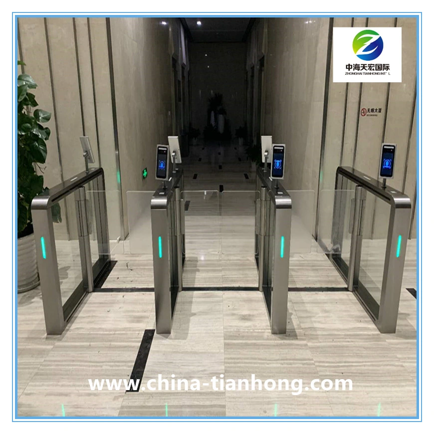 Human Body Heat Detection &amp; Face Recognition Access Control Turnstile