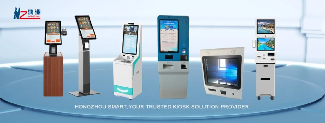 Muti-Function Self Service A4 Printing Card Disperse Kiosk with Facial Recognition Support Customize Logo